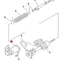 Steering Motor 3BB-34-31821 for Komatsu FB30-11 Forklifts
