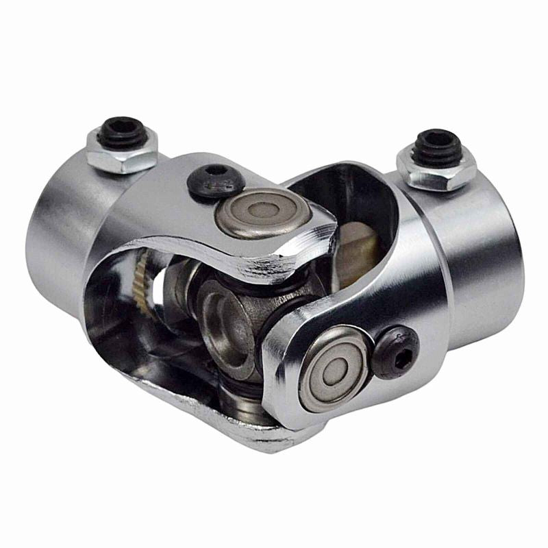 Steering Shaft U Joint 3/4 DD to 3/4 36 Spline Single Chrome U Joint Coupling - Buymachineryparts