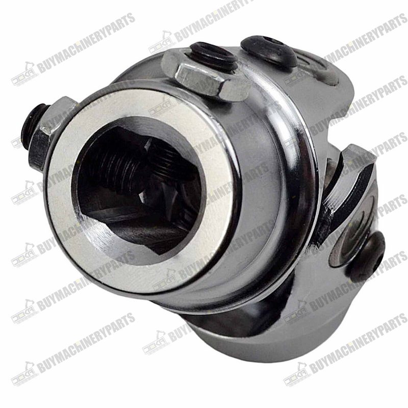 Steering Shaft U Joint 3/4 DD to 3/4 36 Spline Single Chrome U Joint Coupling - Buymachineryparts
