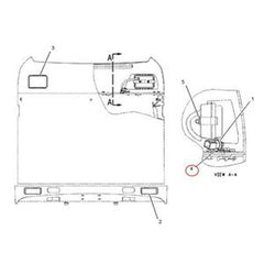 Stop & Tail Lamp 142-7503 for Caterpillar CAT Skid Steer Loaders