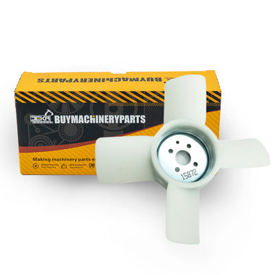 Ventilador de aspiração 15872-74110 para motores Kubota D662, D662-EB, D722, D722-EB, D722-E3B-RNUK-3, Jacobsen Plex III e GP400.