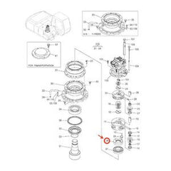 Swing Motor Nut 3086064 for John Deere Excavator 160CLC 200CLC 450CLC