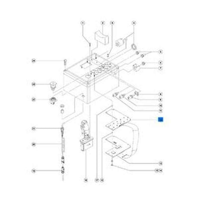Switch Board Assembly 51856GT for Genie GS-2668 RT, GS-3390, GS-4390, GS-5390, GS-3384