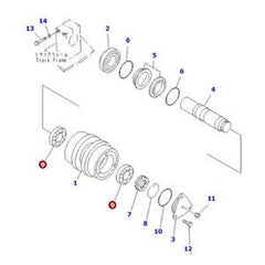 Taper Roller Bearing 06000-30212 for Komatsu BR500JG-1 BR550JG-1 Crawler Loader