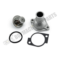 Thermostat Kit With Water Outlet Pipe 8971606540 8972646901 8971690151 for Isuzu Engine 3KC2 3KR1 3KR2 3LD1 4JB1 4LE1