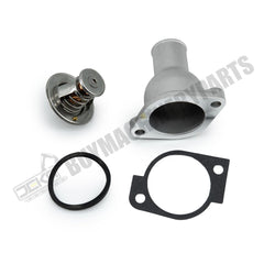 Thermostat Kit With Water Outlet Pipe 8971606540 8972646901 8971690151 for Isuzu Engine 3KC2 3KR1 3KR2 3LD1 4JB1 4LE1