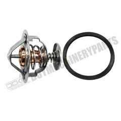 Thermostat with Gasket 121850-49800/49540 for Yanmar 4TNV98 Engine, Doosan Excavator