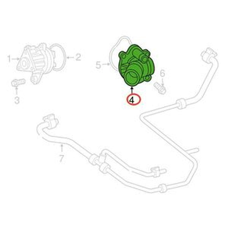 Thermostat 3M4G8575 for Mazda3 Mazda6 CX-7 Tribute i 2005-2013 buymachineryparts