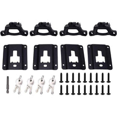 Tie Down Anchors Fit for Ford F150 F250 F350 & Raptor 2026 2025-2015 (Include Lightning) Truck Trailer Tie Down Anchors Car Accessories Replace# FL3Z-99000A64-B Bed Tie Downs for Truck-4 Pack