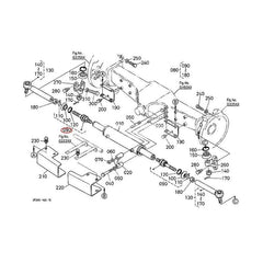 Junta de barra de acoplamiento 35533-62980 para tractor Kubota M4030DT M5970DT M6030DT M6970DT 