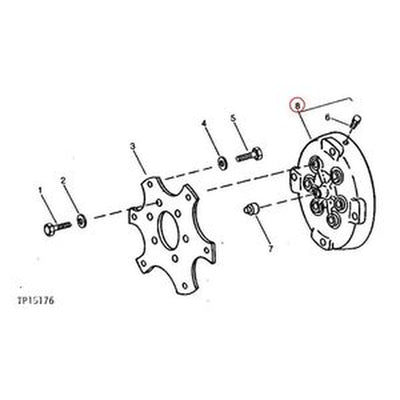 Torque Converter AT196801 AT301394 for John Deere 482C, 310C, 315C Loaders