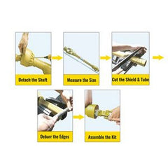 1-3/8¡å x 6 Spline PTO Shaft 31.5¡å-43.3¡å Lawnmower Tractor