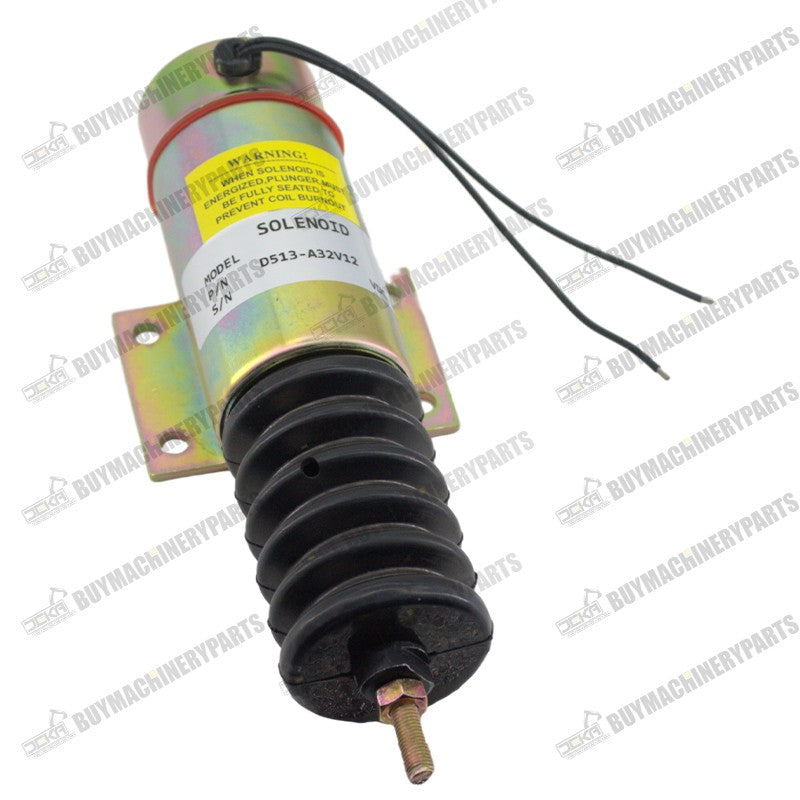 D513-A32V12 12 Volt Dual Coil Pull Solenoid 2002-12E2U1 - Buymachineryparts