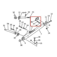 Trunnion 175-70-23133 fit KOMATSU Dozer D135A-1 D155A-2