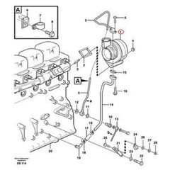 Turbocompresor Turbo GT4082N VOE11162409 para excavadora Volvo EC330B/EC360B