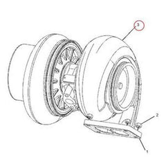 Turbocharger 250-7700 for Caterpillar CAT C-9 Engine Excavators 330D 340D 336D L M330D