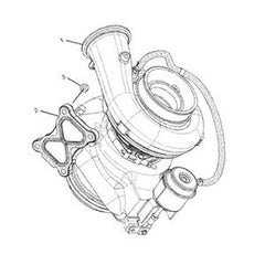 Turbocompresor de servicio pesado 247-2965 10R-7290 para motores Caterpillar CAT C11 C13