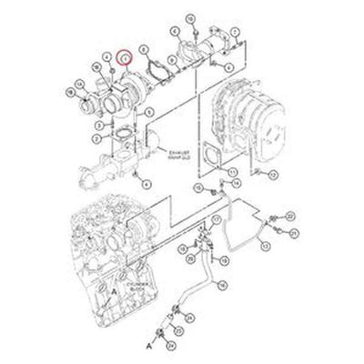 Turbocharger 482-8480 for Caterpillar CAT C3.8 Engine Loaders