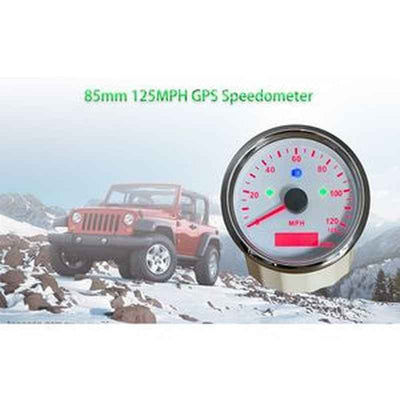 Adjustable 125MPH GPS Speedometer Odometer for Boat Car Truck Motorcycle
