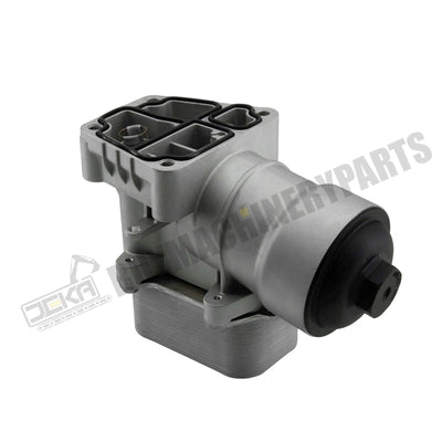 Carcasa de filtro de aceite de aluminio mejorada, compatible con VW Golf Plus, Passat y Tiguan TDI 1.6/2.0L (2009-2013), y con Audi A3 y Q3 2.0L diésel. Sustituye a las referencias 03L115389H, 03L115389B y 03L115389C.