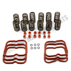 Upgraded Set 12 High RPM Valve Springs Gaskets 3916691 3902666 3921640 3910824 for Cummins Engine 6BT 5.9 12V 89-98