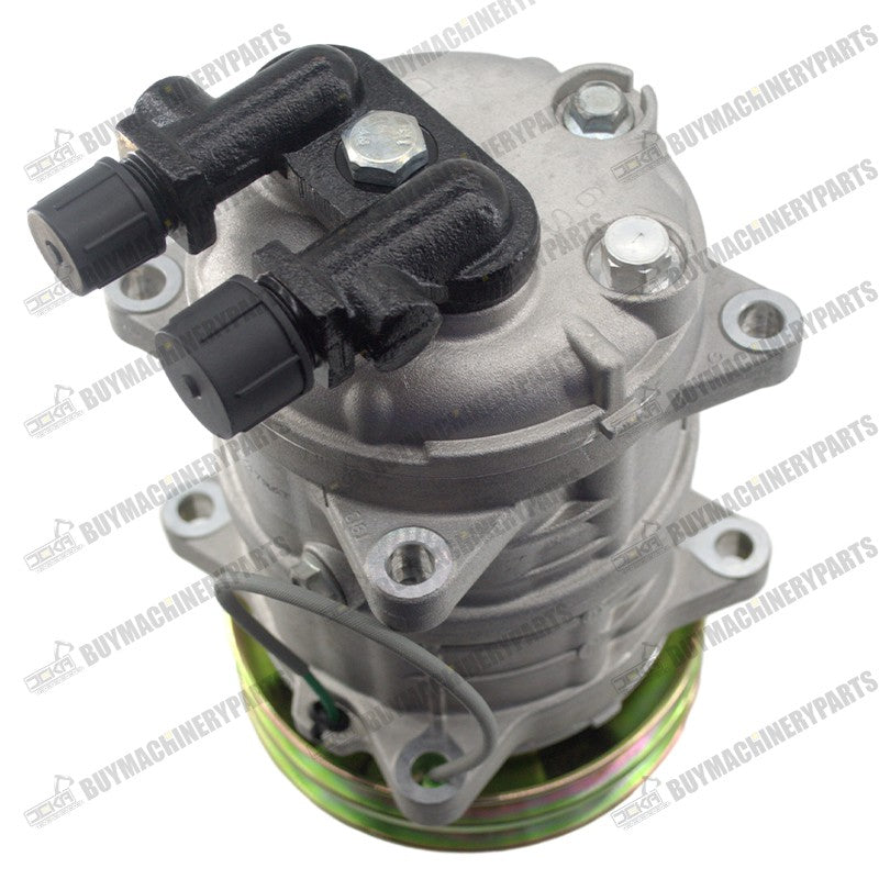 Valeo TM-15 A/C Compressor RD5-7163-0 for Link-Belt Excavator 4300 5800 6000 - Buymachineryparts