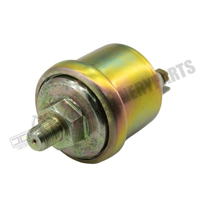Transmisor de presión de aceite tipo VDO 0-80 Psi 10-180 ohmios con interruptor de alarma baja de 16 PSI
