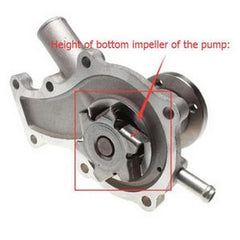 Water Pump 1E051-73036 With Gasket 16871-73430 for Kubota Engine D722 D902