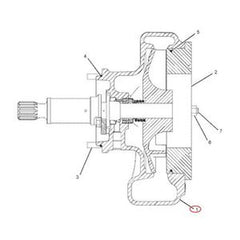 Water Pump 212-8177 fit Caterpillar 3512/3516/3508B Engines