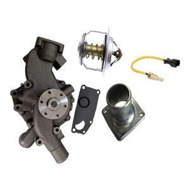 Water Pump, Thermostat, Connector & Sensor Kit for Komatsu 6D95L Engine PC200-6