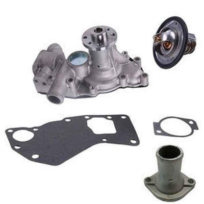 Water Pump Kit 8981262300 w/ Gasket & Pipe for Isuzu 4LE1/4LE2 & Kobelco 80CS/70SR Excavators