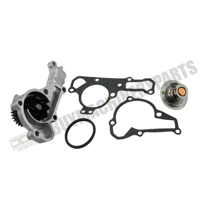 Bomba de agua AM134585 con juntas M139017 Termostato AM109396 para John Deere 285 320 325 335 345 GX345 GX325 425 445 455 F725 F911 240 245 260 265