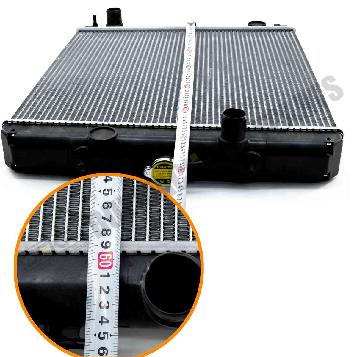 Water Radiator Assembly 172A89-13310 for Yanmar Excavator ViO45-6A ViO80