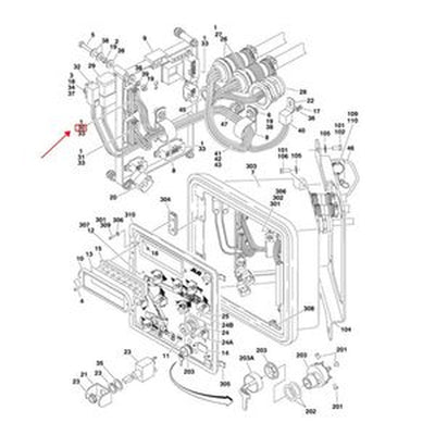 Wire Harness 4923036 for JLG Boom Lift 1250AJP