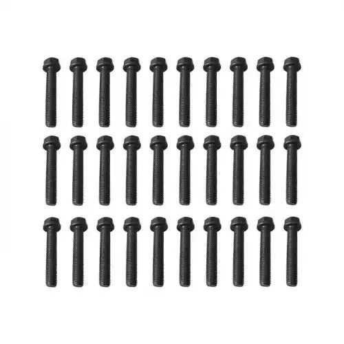 1 Set Cylinder Head Bolt for Mitsubishi Engine 6D14 6D14T 6D15 6D16 6D16T