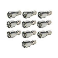 10PCS Hydraulic Hose Fitting With 1/4" Female JIC Swivel 10643-4-4 for Parker