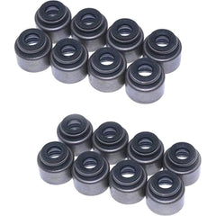 16 Pcs Intake Valve Stem Oil Seal Kit 12210-PZ1-003 for Honda Engine B16 B18 D16 Vehicle Civic CR-V Element Fit