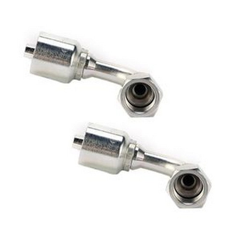 2PCS Crimp Fitting With 3/8" Female JIC 06Z-666 for Parker Weatherhead
