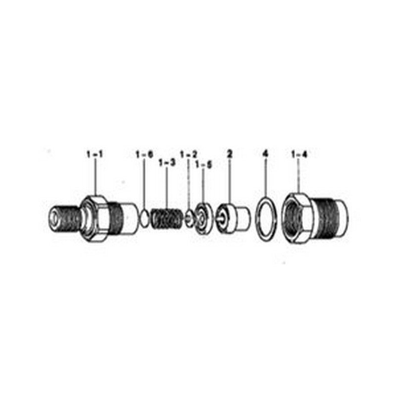 4 PCS Denso Fuel Injector MD126135 093500-3760 for Mitsubishi Engine 4D68 4D68AC - Buymachineryparts