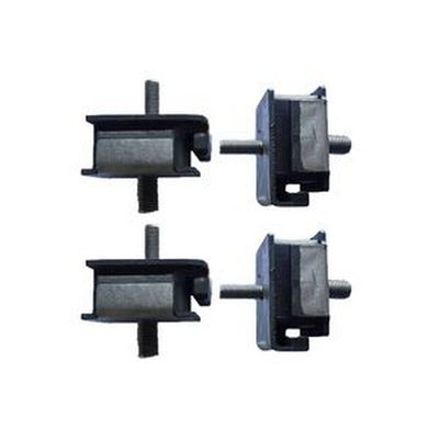 4 Pcs Engine Mounting Rubber Cushion 2416U23D3 for Kobelco Excavator K903C K903-2 SK60 SK60-3 SK60-4