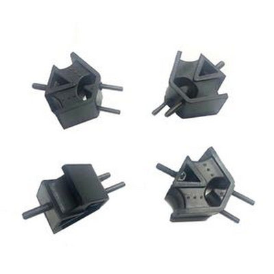 4 Pcs Engine Rubber Cushion Feet 4340327 for Hitachi Excavator EX22-2 EX25-2 EX30-2 EX35-2