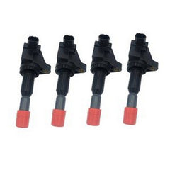 4 PCS Ignition Coil 30520-PWC-003 for Honda Fit 1.5L L4