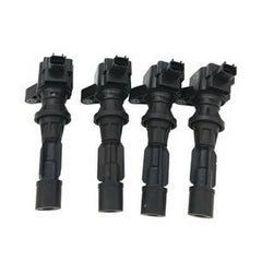 4 PCS Ignition Coil 6E5G-12A366 for Ford Fusion Mercury Milan 2.3L 06-09