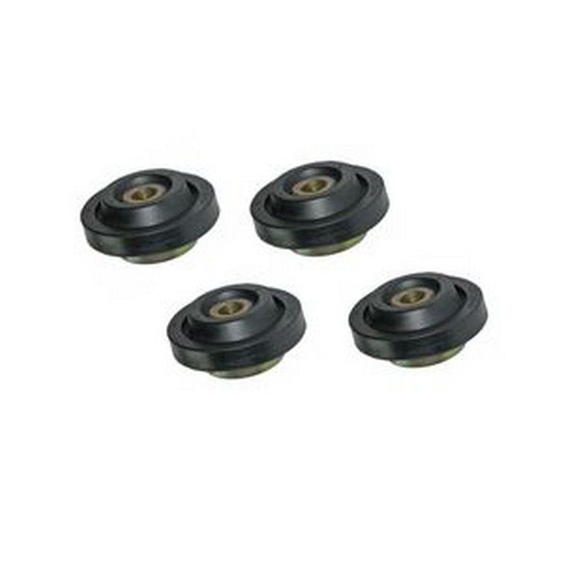4 Pcs Mounting Rubber Cushion 109-9350 for Caterpillar CAT Engine 3116 3066 Excavator 318C 320B 321C 325C