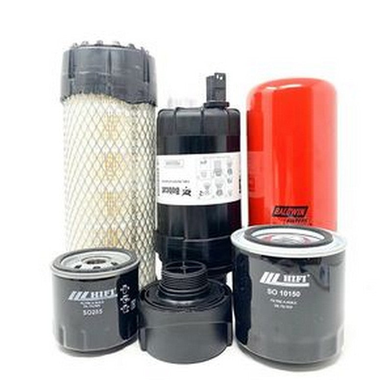 500/1500 Hour Filter Kit 7324364 for Bobcat Excavator E32 E35 with T4 Engine