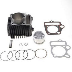 52.4mm Cylinder Liner With Gaskets Piston for 4 Stroke 110cc ATV Go Kart Dirt Bike Pit Bike Motorcycle
