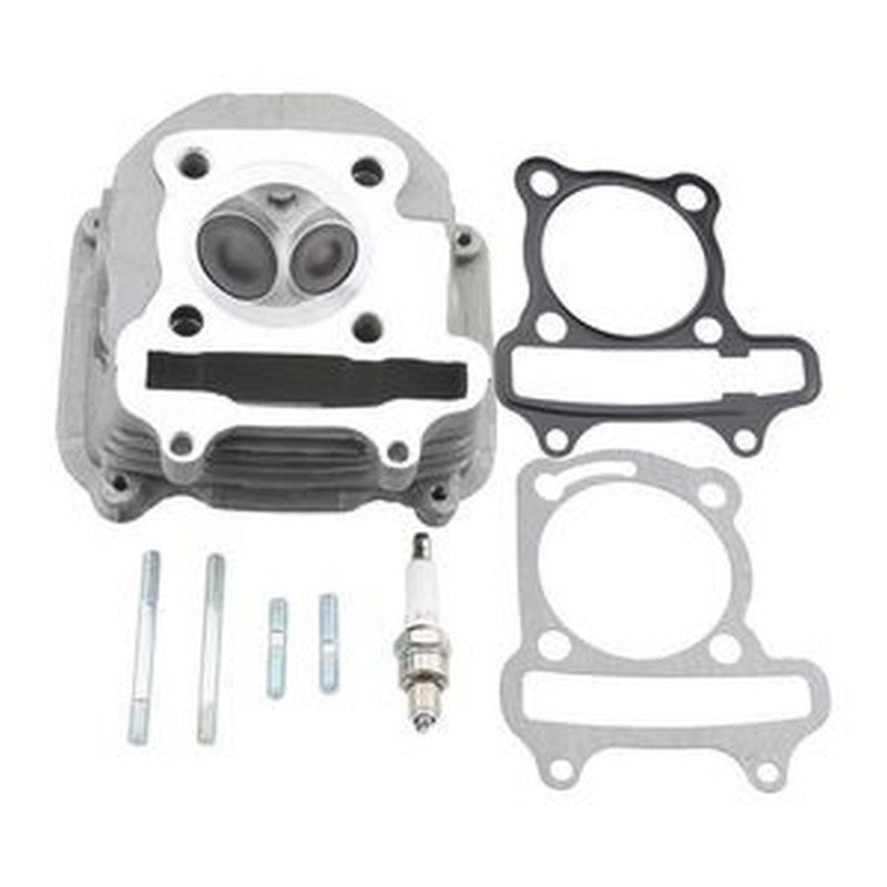 57.4mm Cylinder Head With Gasket Spark Plug for 4 Stroke GY6 150cc 157QMJ 152QMI Engine ATV Go Kart Motorcycle Scooter