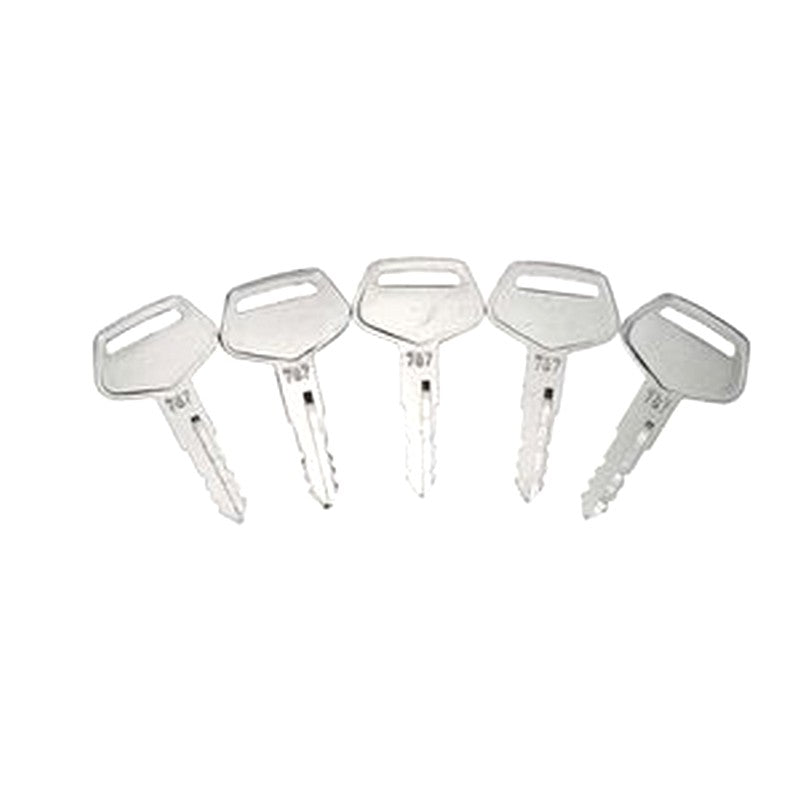 5PCS Heavy Equipment Keys 787 For Komatsu Excavator Dozer Loader Backh ...