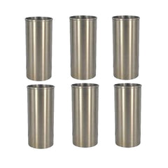 6 Pcs Cylinder Liners for Komatsu Engine S6D108 S6D108-1 Excavator PC300-5 PC300-6