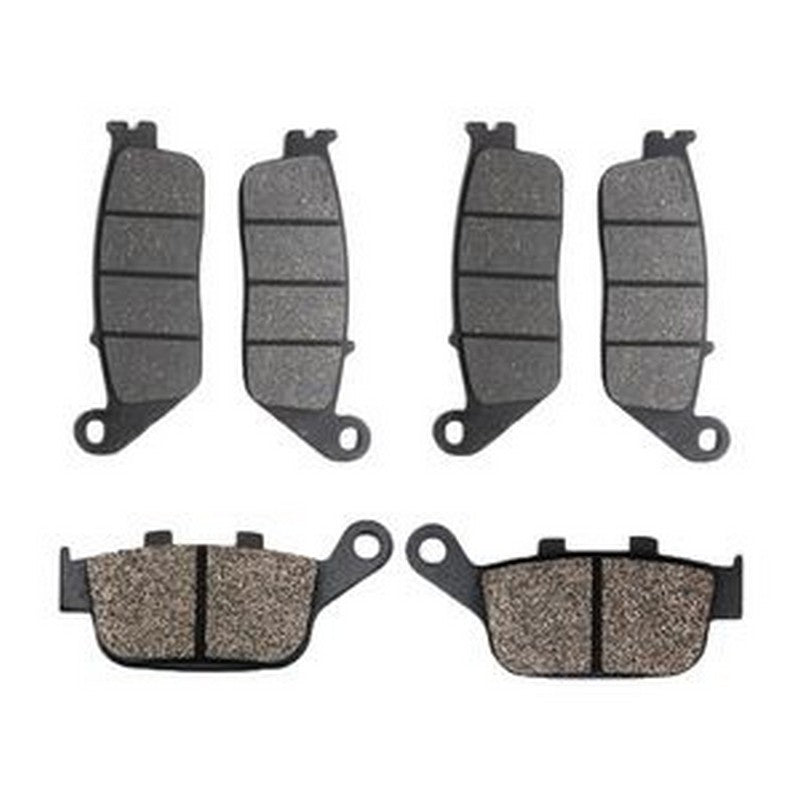 6 Pcs Front & Rear Brake Pad FA142 FA140 for Honda Motorcycle VTR250 CB500FAD CB500RD CB500XD FMX650